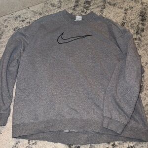 Nike Gray Crewneck Sweatshirt